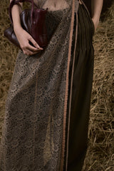 MOSS BROWN SỢI NẮNG LACE DRESS