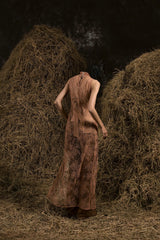 BURNT ORANGE SỢI NẮNG LACE DRESS