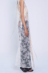 OFF WHITE SỢI NẮNG LACE DRESS