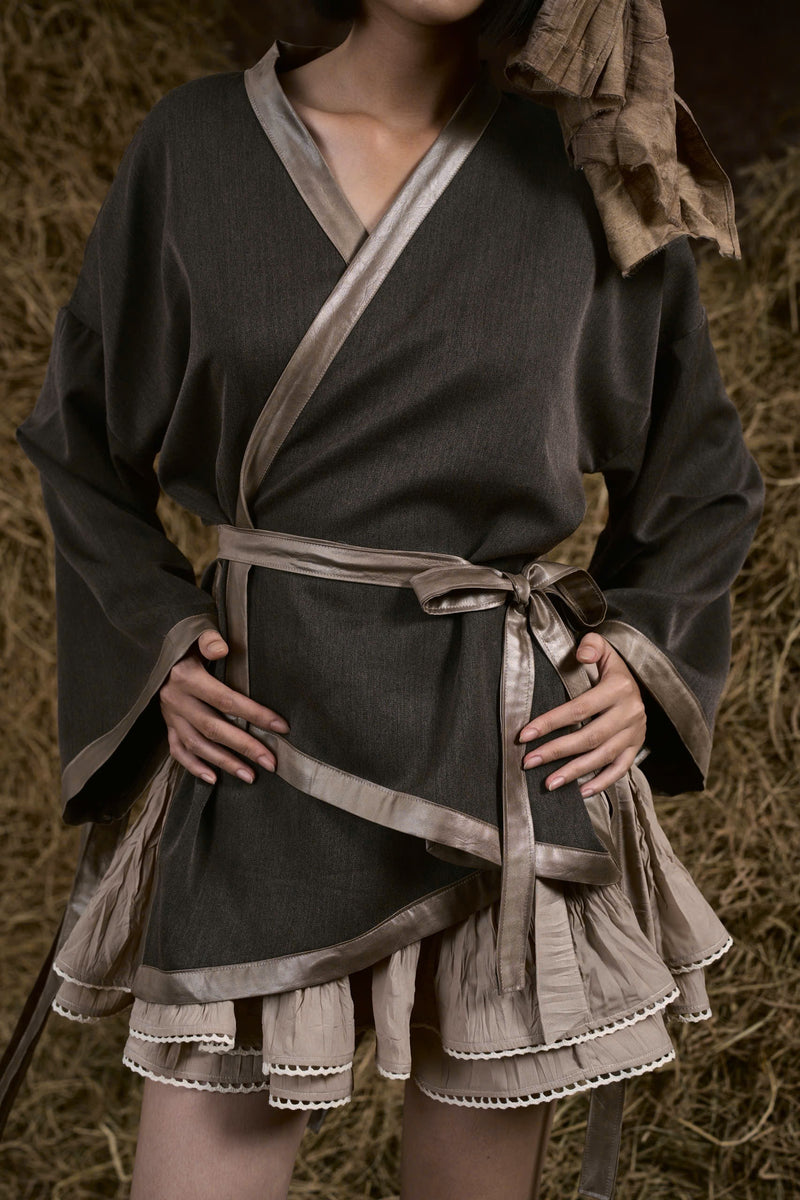 GREY NHÀ NÔNG COAT