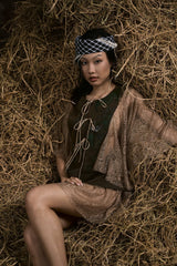 SOÀI CHEK HAND-PAINTED CAPE