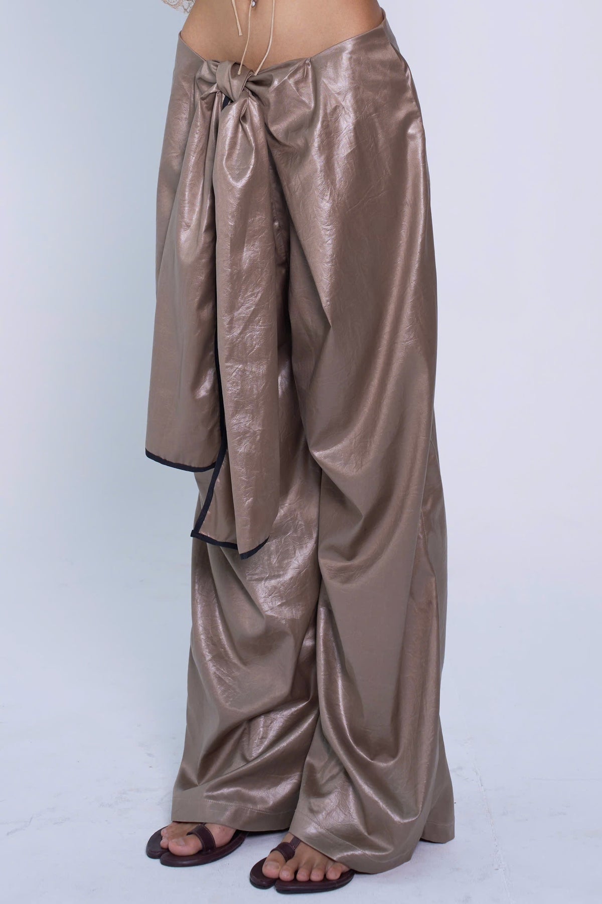 GREY HẢO HỚN LEATHER PANTS
