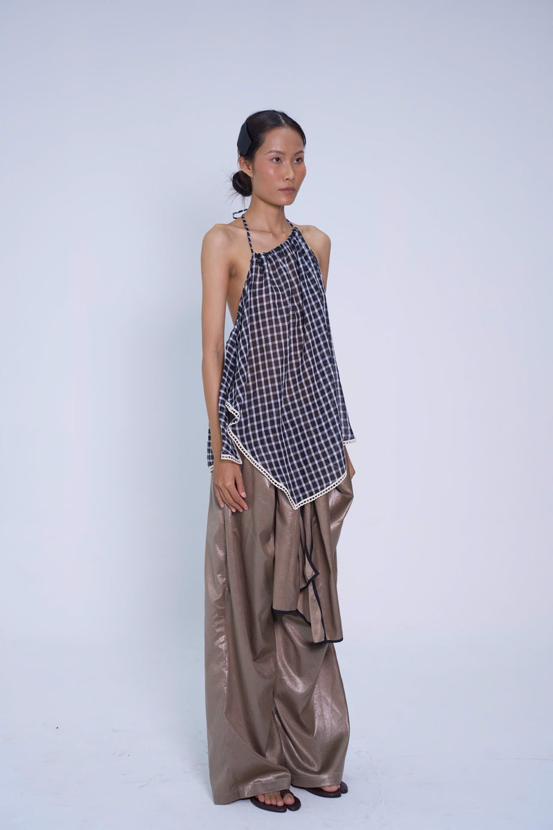 GREY HẢO HỚN LEATHER PANTS