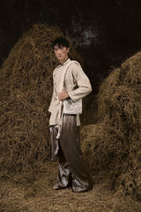 GREY HẢO HỚN LEATHER PANTS