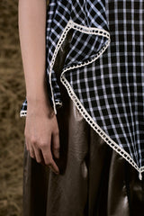 CHAO NGHIÊNG MUSLIN GINGHAM HALTER TOP