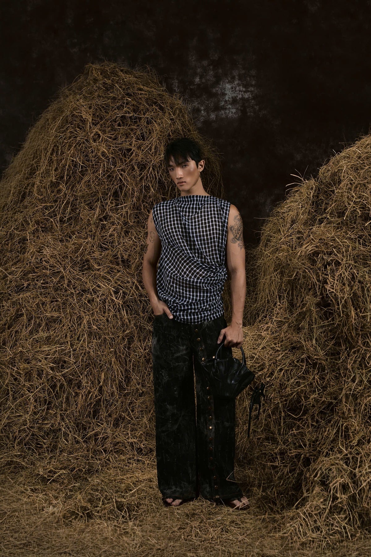 THÂN THƯƠNG MUSLIN GINGHAM TOP