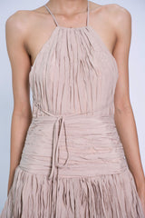 GREY BỘI THU WRINKLES BUBBLE DRESS
