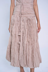 GREY BỘI THU WRINKLES BUBBLE DRESS