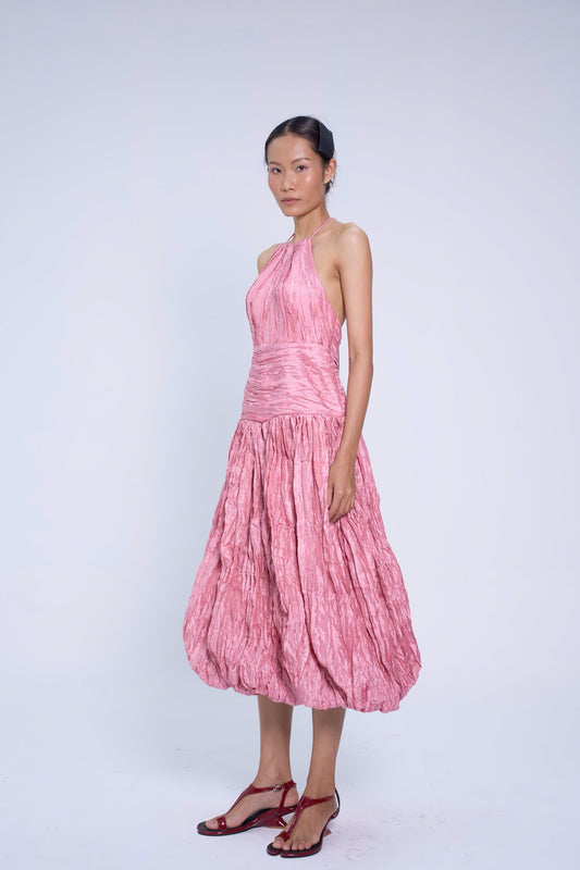 PUNCH PINK BỘI THU WRINKLES BUBBLE DRESS