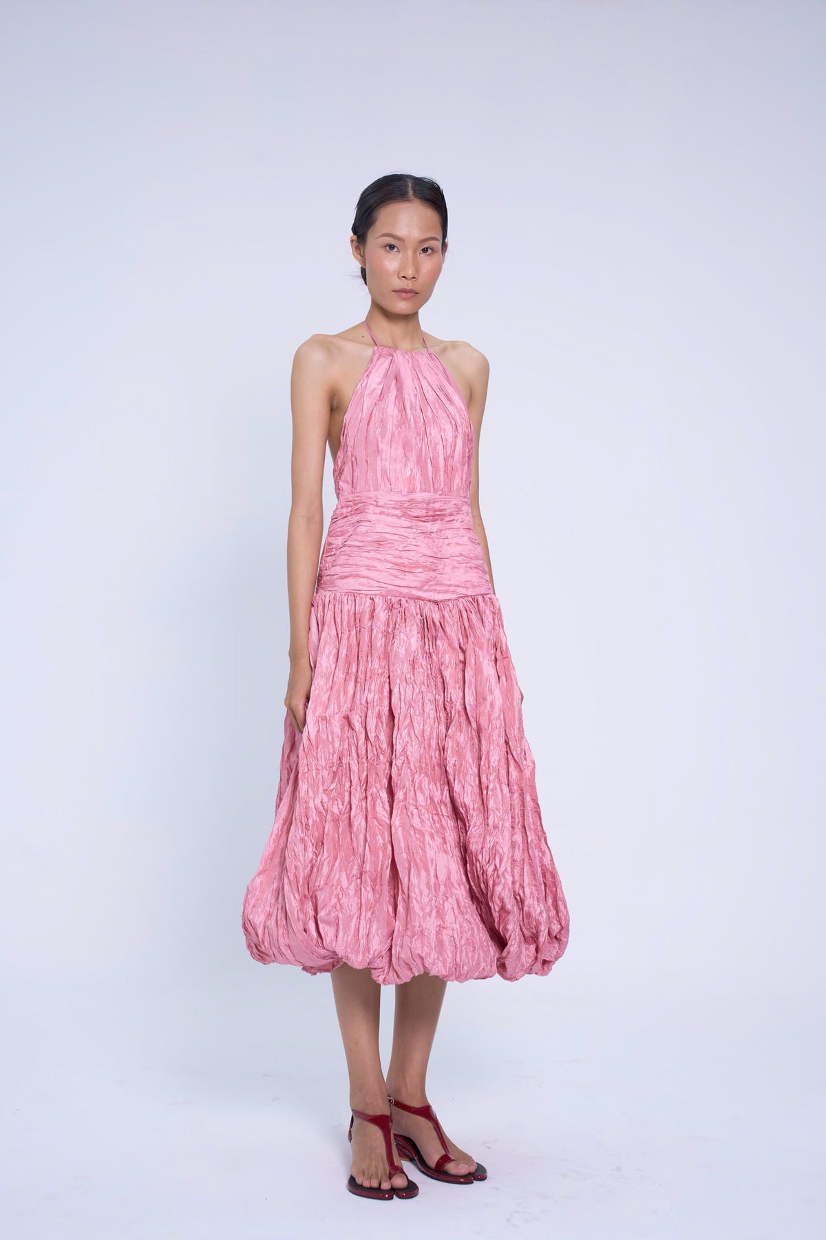 PUNCH PINK BỘI THU WRINKLES BUBBLE DRESS