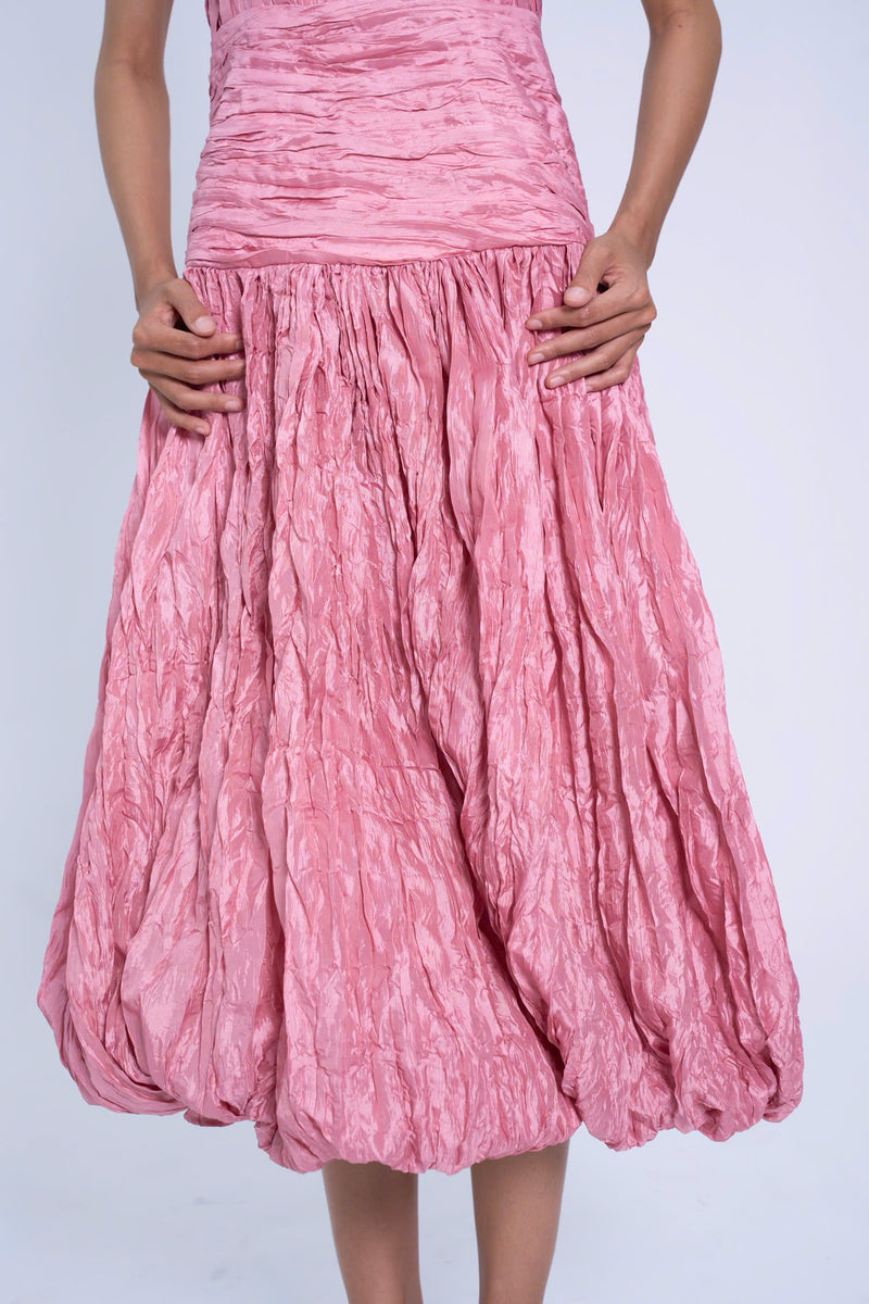 PUNCH PINK BỘI THU WRINKLES BUBBLE DRESS