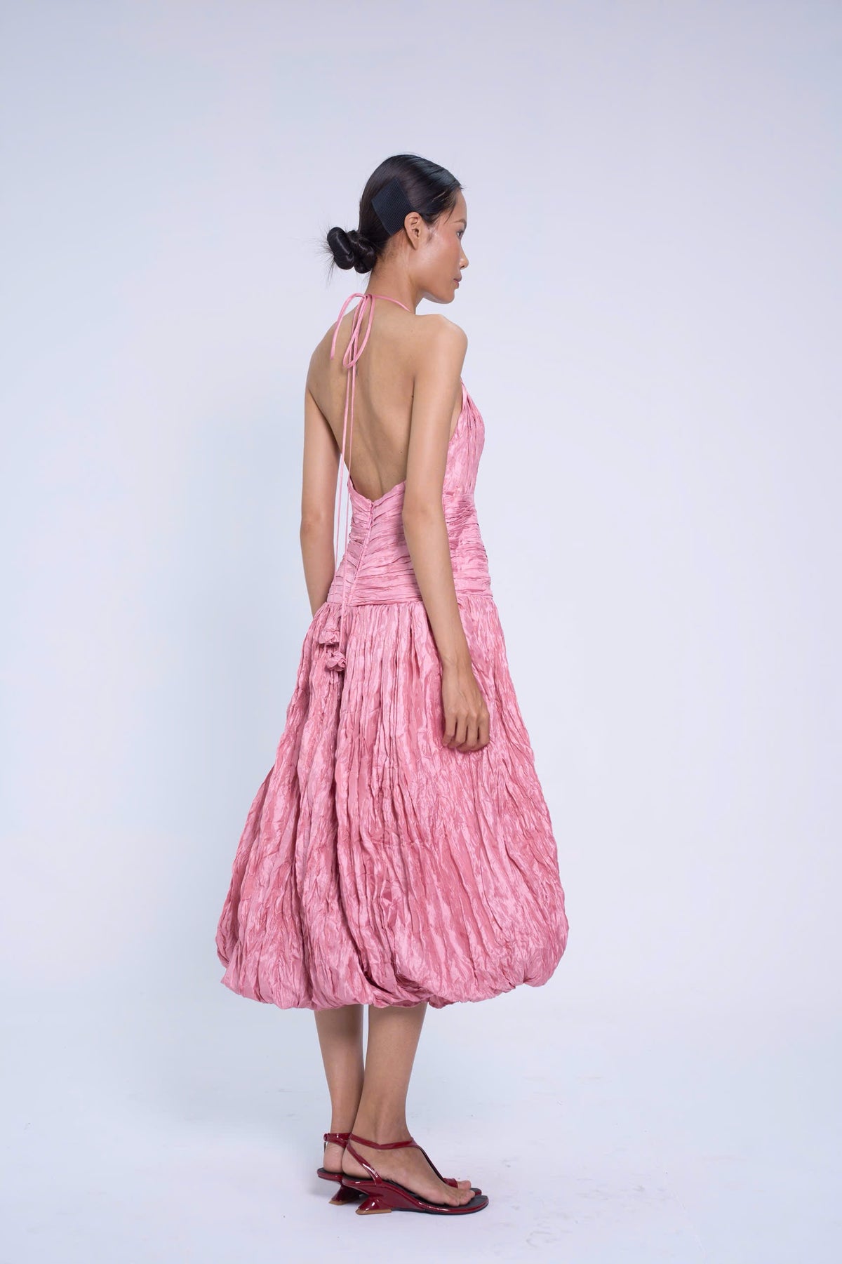 PUNCH PINK BỘI THU WRINKLES BUBBLE DRESS
