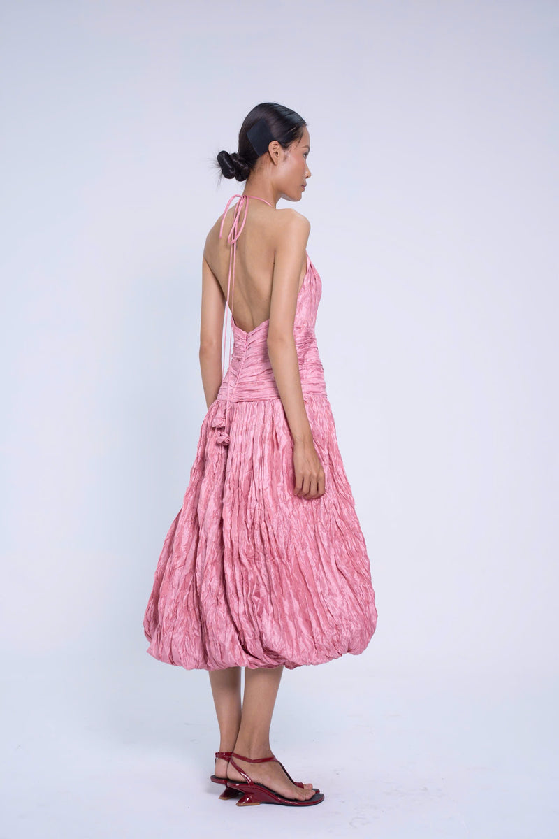 PUNCH PINK BỘI THU WRINKLES BUBBLE DRESS