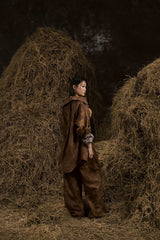 BROWN MÙA GẶT DENIM SHIRT