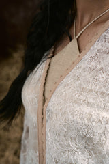 NÀNG NHEN LACE RUFFLED SOUTH VIETNAMMESE PAJAMA