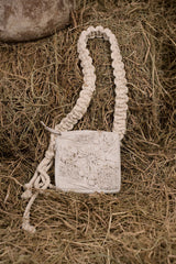 BEIGE ALGAE LINEN BAG