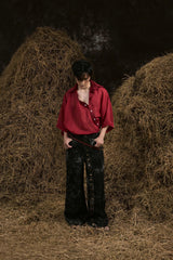 RED NGHÊU NGAO VOILE SHIRT