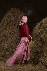 PUNCH PINK CHÁI BẾP WRINKLES YOKO SKIRT