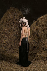 BLACK CHÁI BẾP WRINKLES YOKO SKIRT