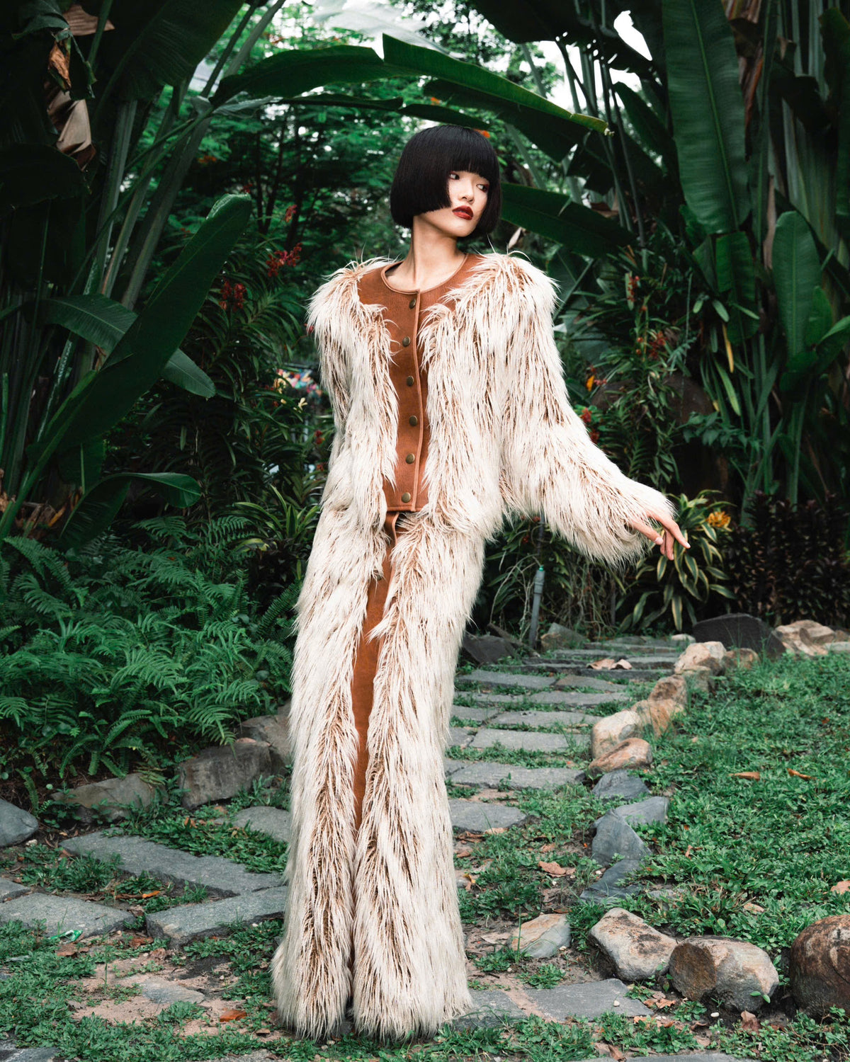 Mái Tranh Feathered Jacket