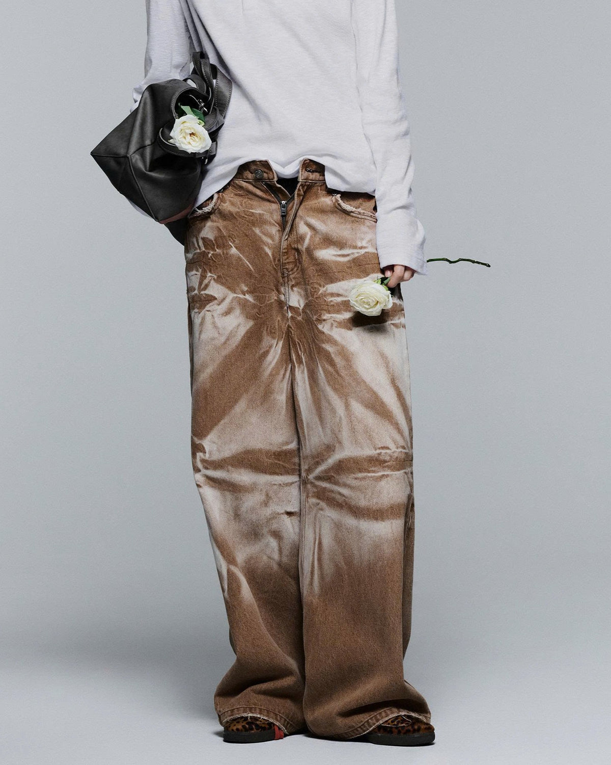 WAEVE JEANS ( COLD BROWN )