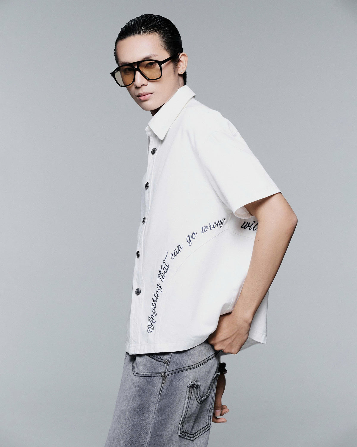MURPHY SHIRT V.2 ( RICE WHITE )