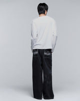 HENLEY SHOULDER BUTTON LONGSLEEVE V2 ( RICE WHITE )