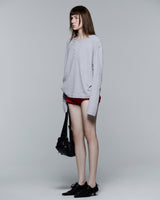 HENLEY SHOULDER BUTTON LONGSLEEVE V2 ( GREY )