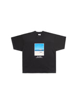 Black Beach Photo Print T-Shirt