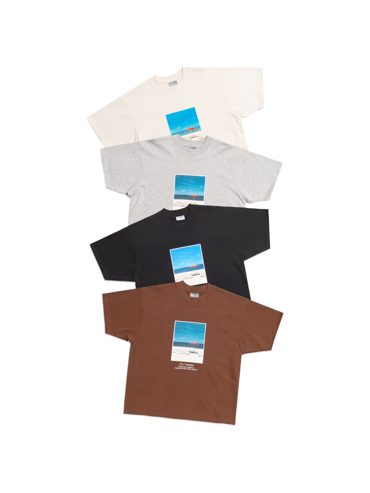 Black Beach Photo Print T-Shirt