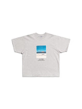 Bright Gray Beach Photo T-Shirt