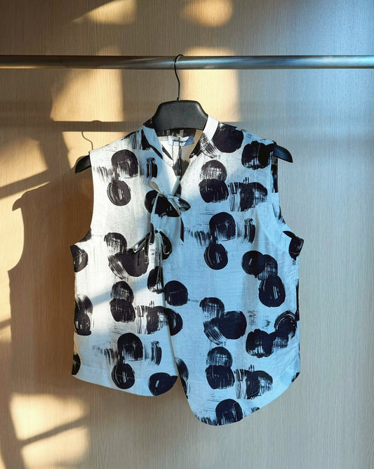 PHAT SANG SHIRT - BLACK & WHITE