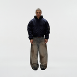 ERG24 - "FNOS" DIRTY EFFECT WASHED JEANS - LIGHT BLUE