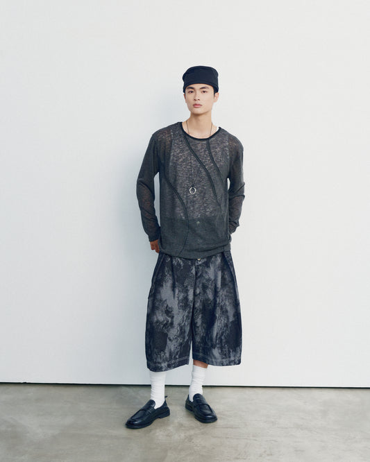 Dabac Culottes Pants Black