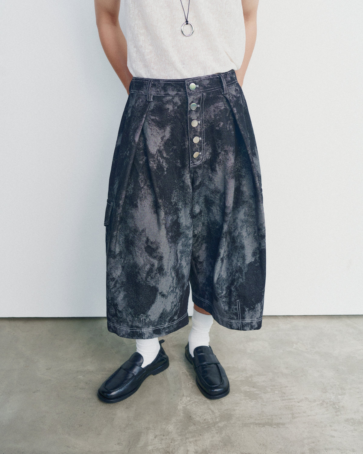 Dabac Culottes Pants Black