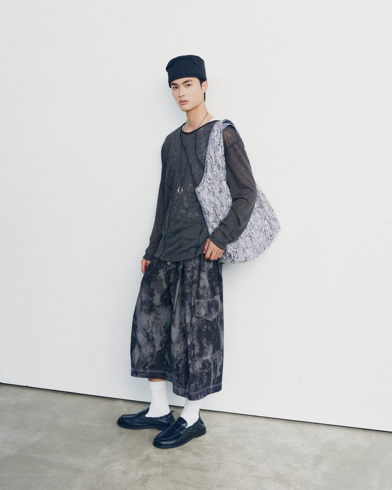 Dabac Culottes Pants Black