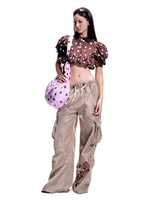 BEIGE BLOOM PANTS