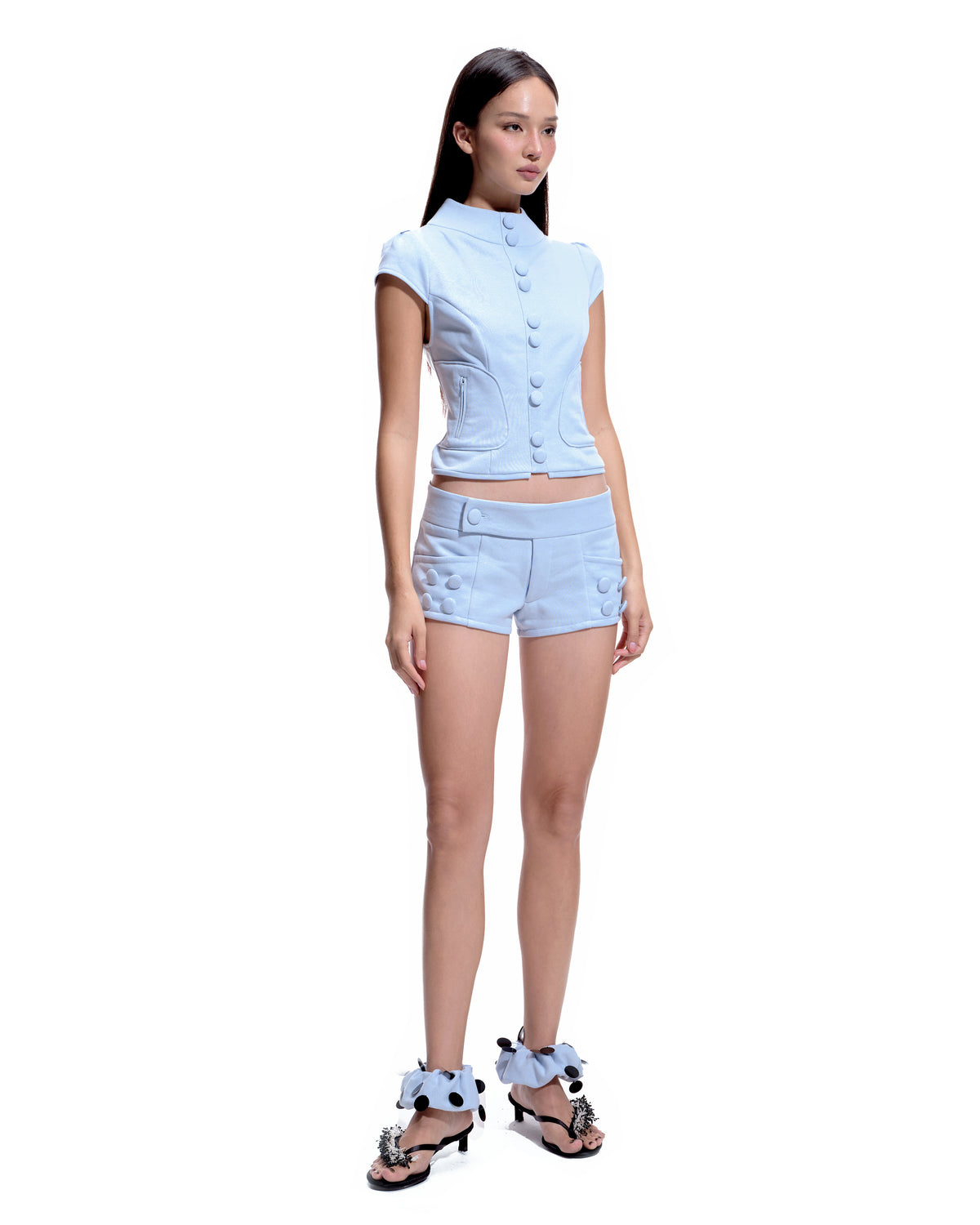 BLUE RIPPLE TOP