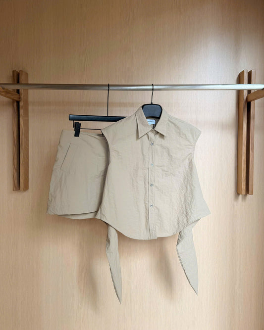 THONG DONG SHIRT - BEIGE