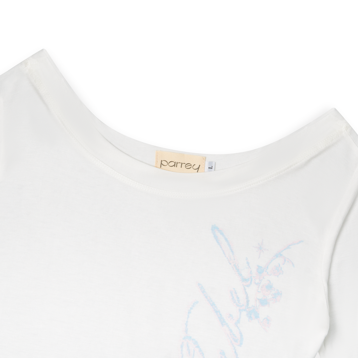 WHITE SILENT REBEL LONGSLEEVE TEE