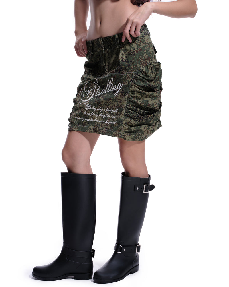 STROLLING CAMOUFLAGE SKIRT