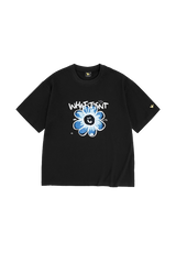 BLACK WII DAISY COTTON TEE