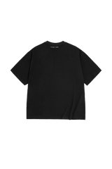 BLACK WII DAISY COTTON TEE