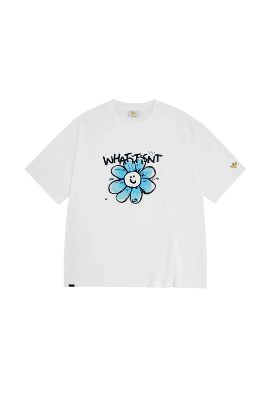 OFF WHITE WII DAISY COTTON TEE