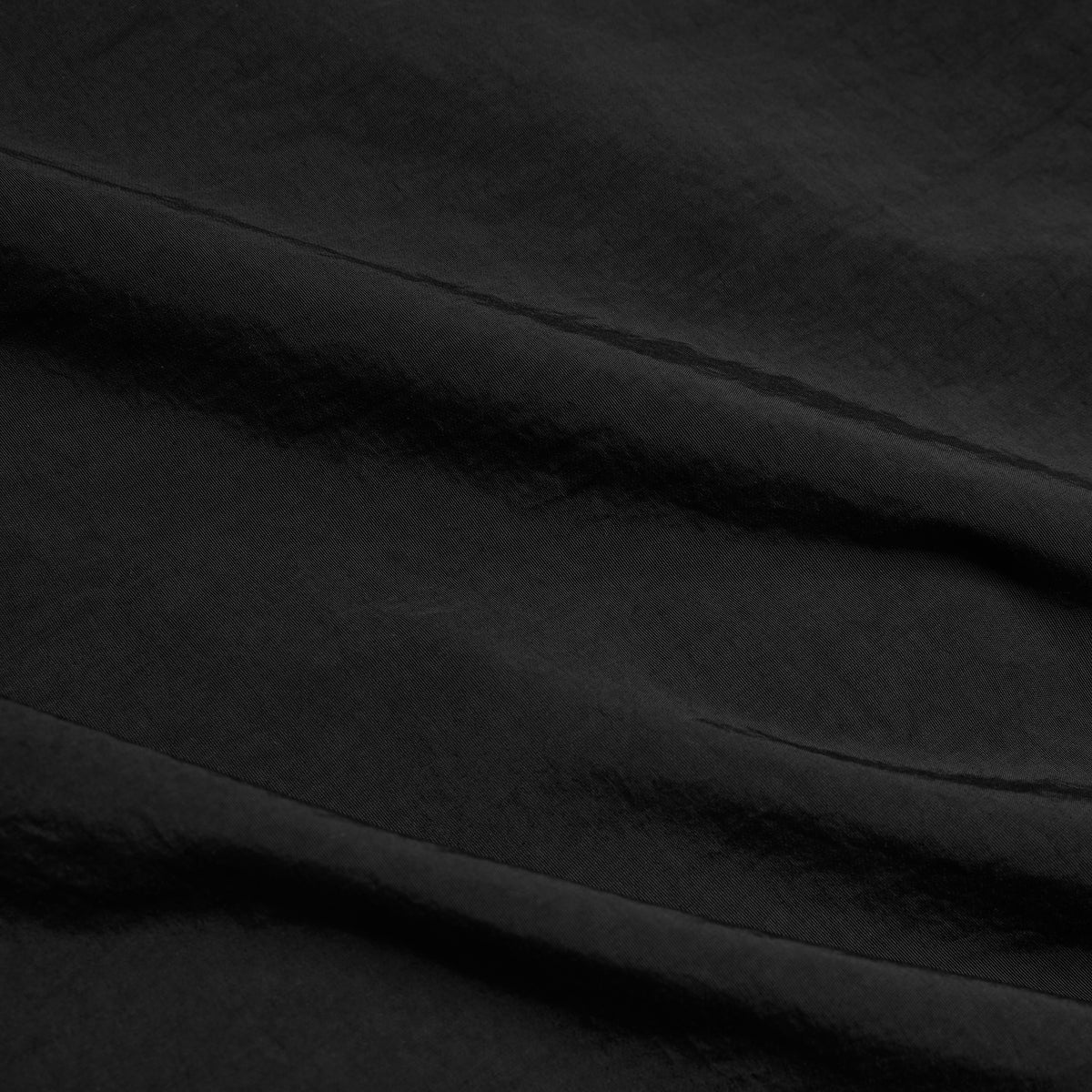 BLACK WII TWO-WAY ZIP POLYAMIDE SHIRT