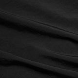 BLACK WII TWO-WAY ZIP POLYAMIDE SHIRT