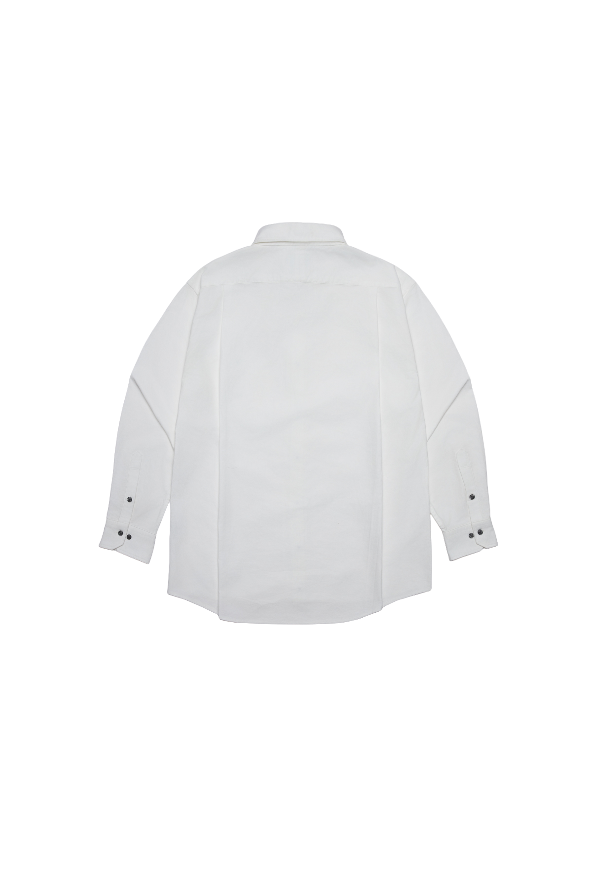 OFF WHITE WII RELAXED FIT LONG SLEEVE COTTON SHIRT