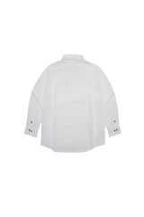OFF WHITE WII RELAXED FIT LONG SLEEVE COTTON SHIRT