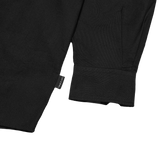 BLACK WII RELAXED FIT LONG SLEEVE COTTON SHIRT
