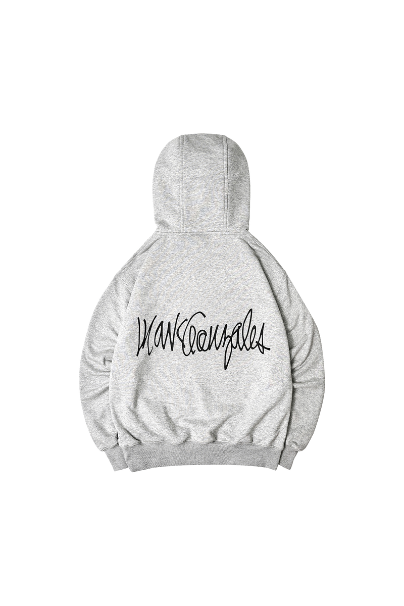HEATHER GRAY WII MARK GONZALES BCI COTTON HOODIE
